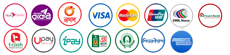 BKASH/NAGAD/ROCKET/UPAY/BANK CARDS